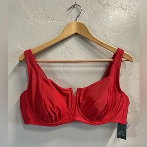 Wild Fable Red Bikini Top